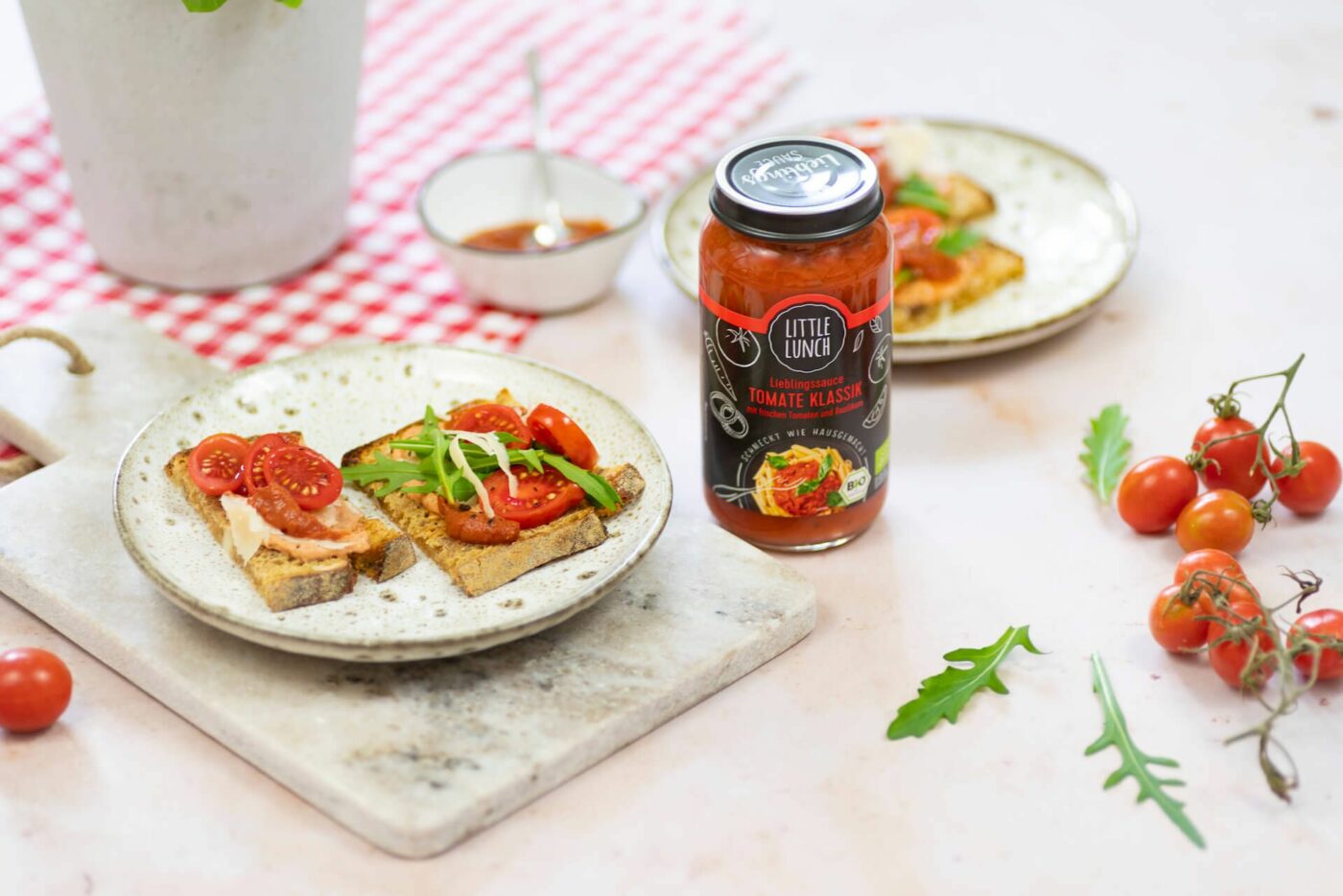Rezept: Crostini mit Tomaten Rezept Crostini Tomaten Topping